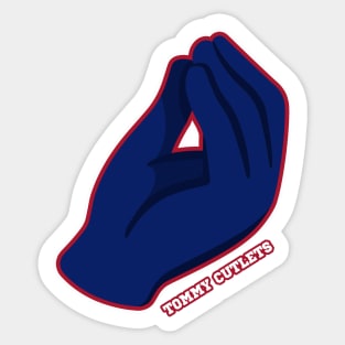 Tommy Cutlets Italian Hand Sticker